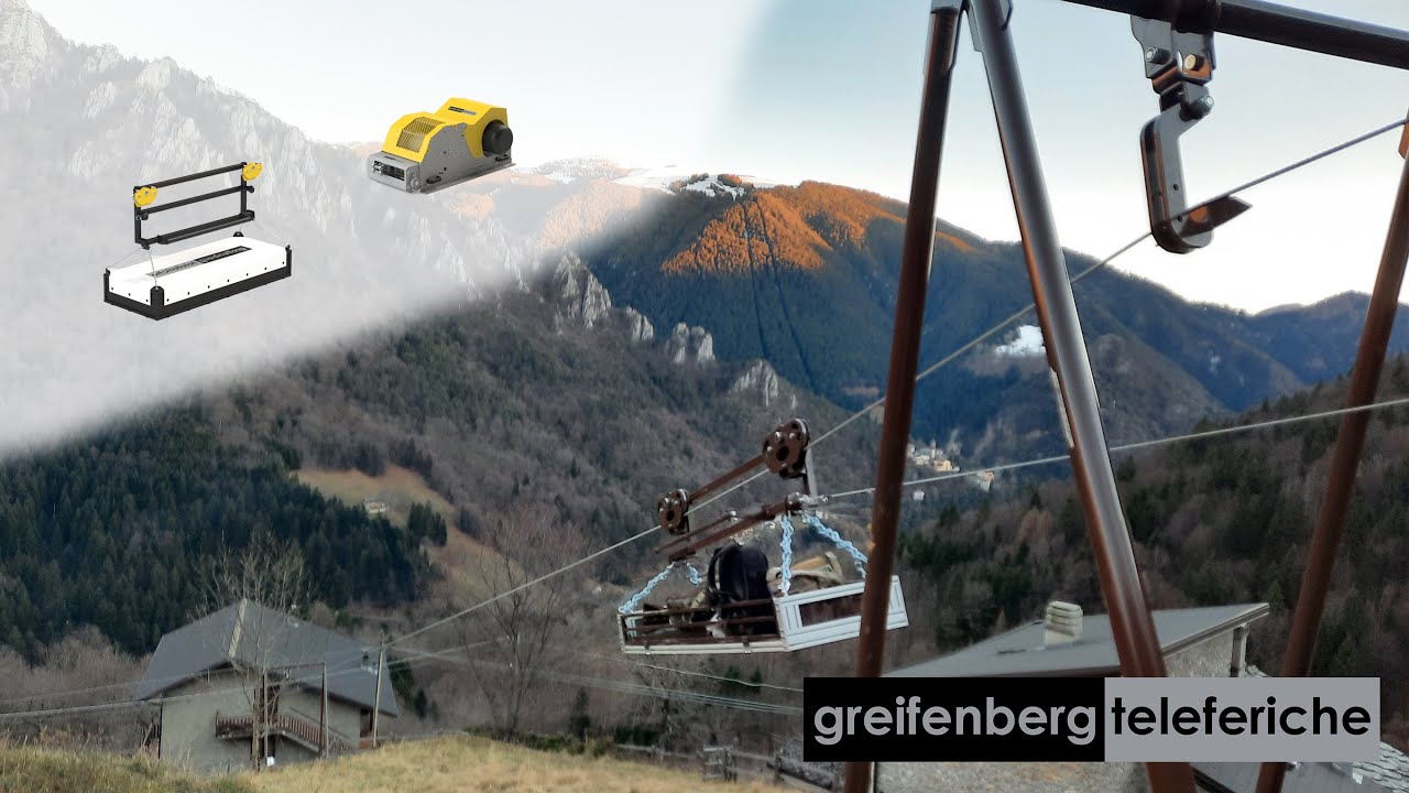 Mini teleferica per casa in montagna