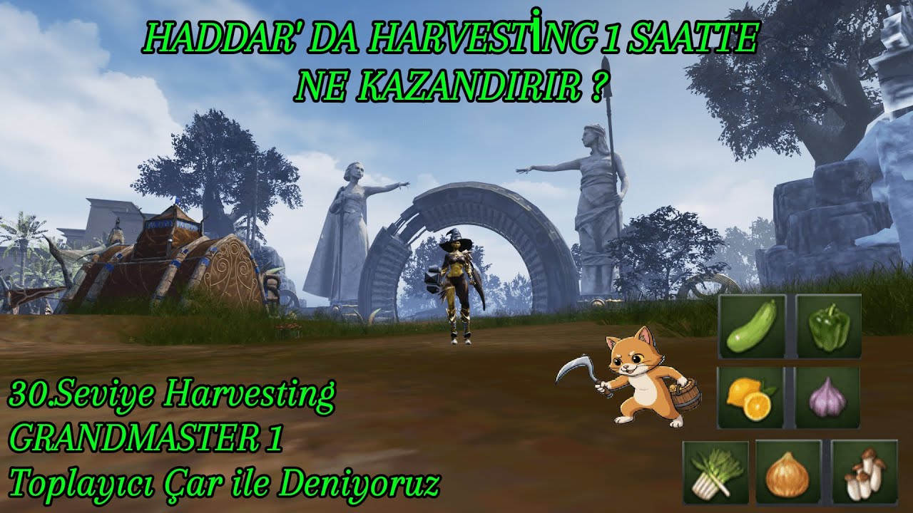 Harvesting Ne Kazandırır ? l Haddar' da  30.Seviye Sickle ve GrandMaster 1 Çar İle ...