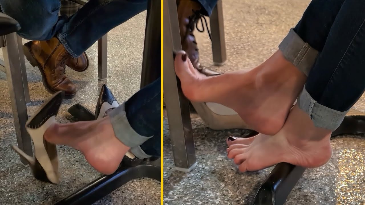 Cold Feet Bring The Heat - EXCERPTS (Public Shoeplay, Dangling, Bare Feet, Shoes Off)