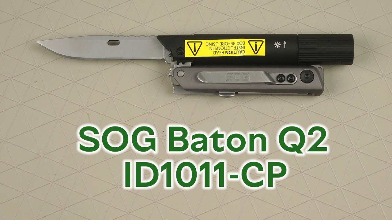 Розпаковка SOG Baton Q2 ID1011-CP