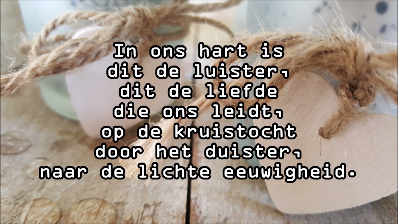 Door de nacht van strijd en zorgen Gezang 459: 1,2,4,7 en 8 -  Nederland zingt