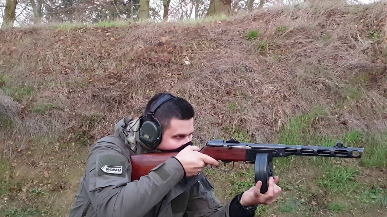PPSz wz.41, jak.7,62x25, Pepesza - Fabryka Strzelania CSS,  Strzelnica Lubuskie Strzelnica Kostrzyn