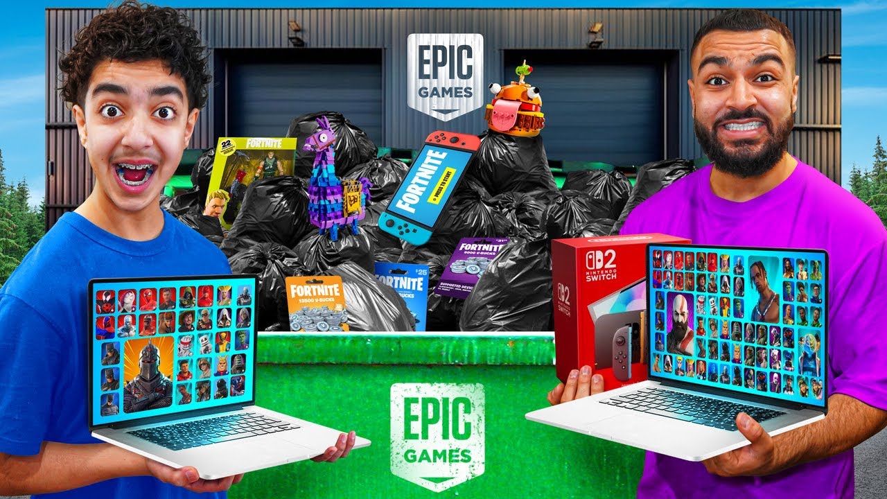 Мы нашли ШКАФЧИКИ FORTNITE стоимостью 10 000 долларов, роясь в мусорке EPIC GAMES!