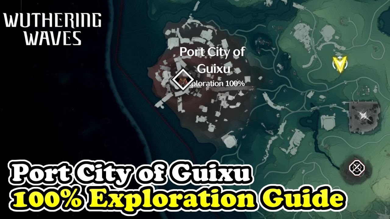 Port City of Guixu 100% Exploration Guide Wuthering Waves Port City of Guixu All Chests Collectibles