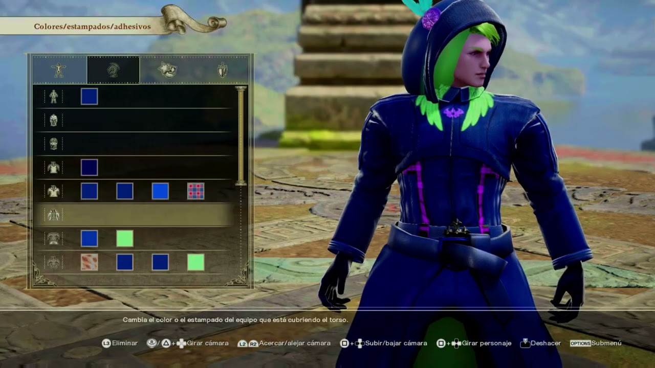 Como crear a Argos de Miraculous Ladybug  en Soul Calibur 6