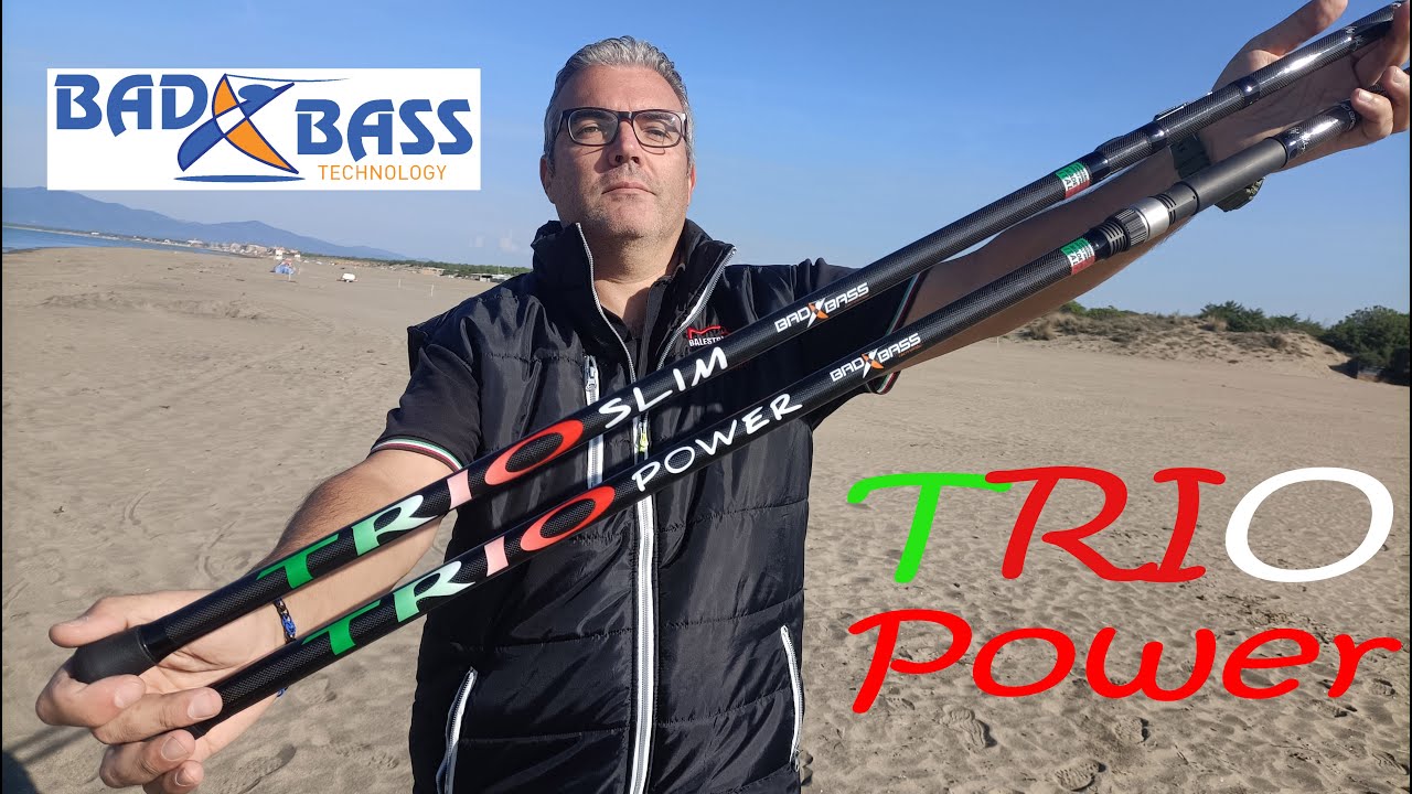 TRIO POWER - BAD BASS - 3 Pezzi leggera e performante - Caratteristiche tecniche e test di lancio!!!
