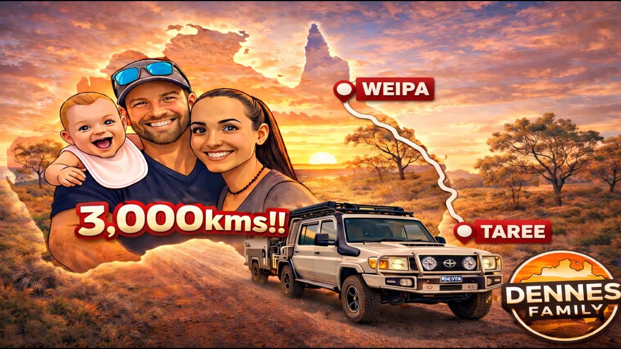 We travelled OVER 3,000kms!! Cape York to NSW