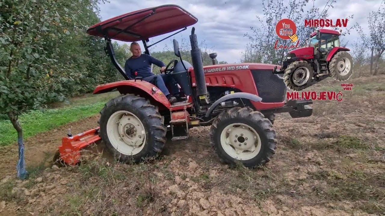 Freziranje sa FM WORLD 504K i freza FIRESTO 185 |@agrinovsrs