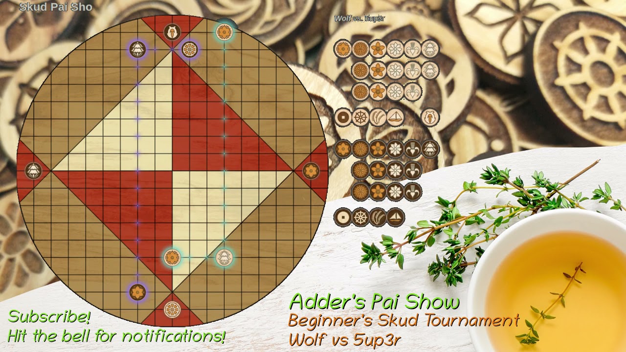 Skud Pai Sho Beginner's Tournament - Wolf vs 5up3r