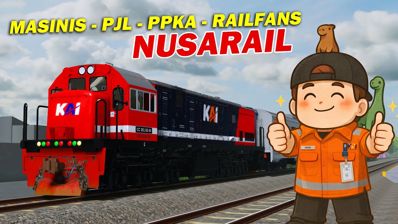 Jadi Petugas Kereta Api Di NUSARAIL | Ramadhan Puasa Hari Ke 2