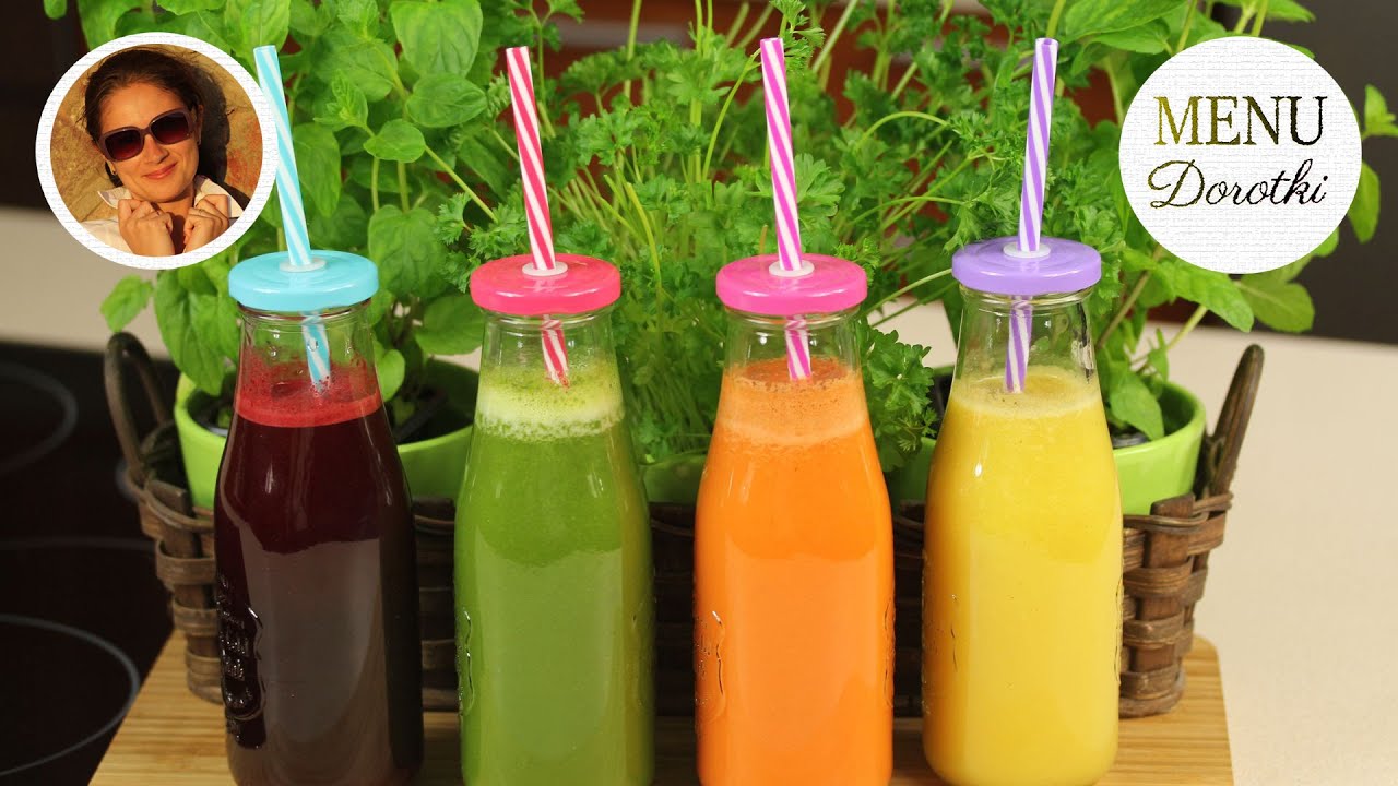 Cztery soki, których nie znajdziecie w sklepie, dzięki wyciskarce Kuvings. MENU Dorotki.