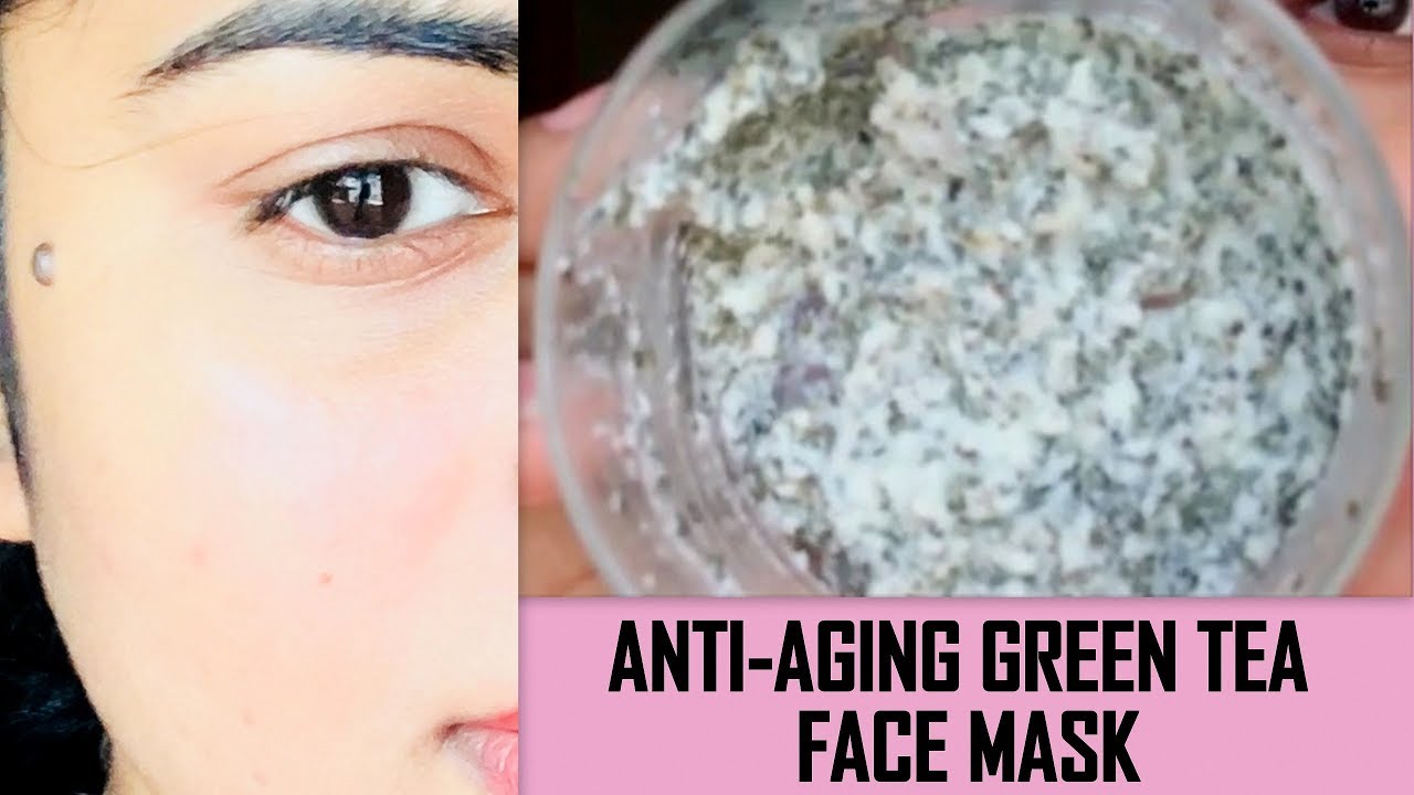 Anti Aging Green Tea Face Mask, remove wrinkles & Fine lines