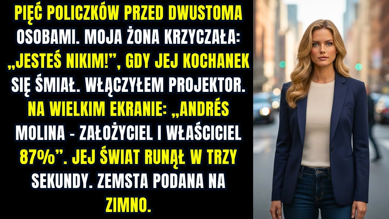 Moja Niewierna Żona Spoliczkowała Mnie Nie Wiedząc, Że Jestem Prawdziwym Właścicielem Firmy Niewiern