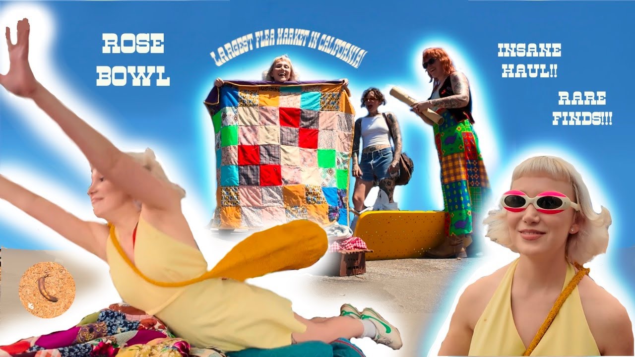 She Jumped Into A Pile Of WHAT? Rose Bowl Flea Market Haul