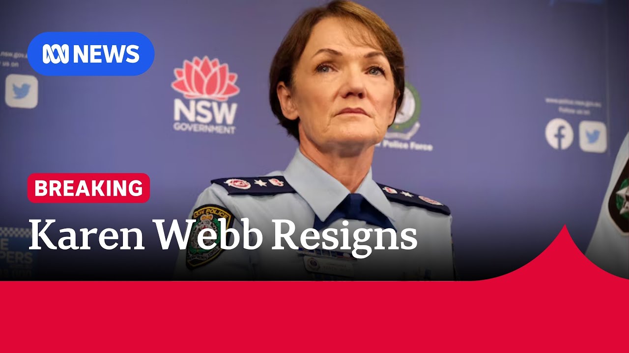 NSW police commissioner Karen Webb resigns | ABC NEWS