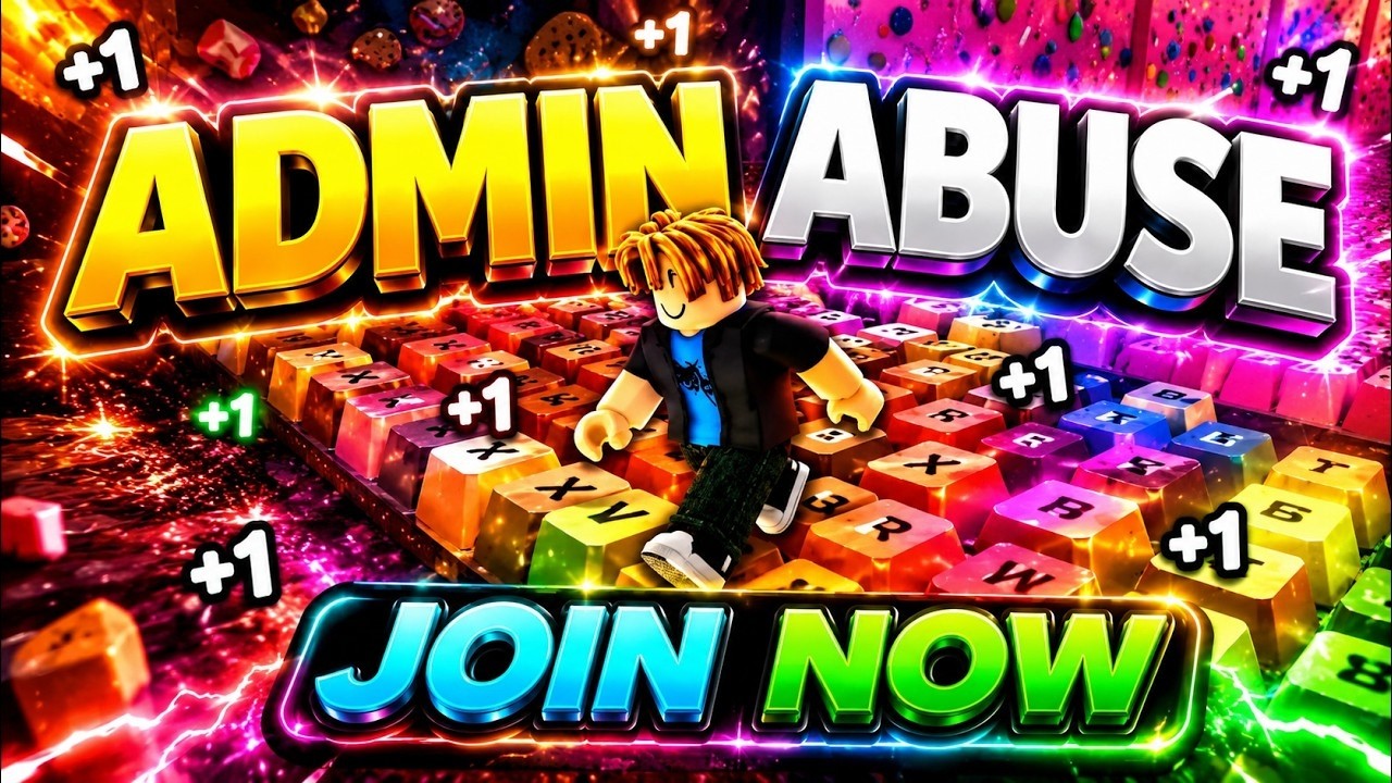 Admin Abuse & Trading Update! +1 Speed Keyboard Escape Roblox LIVE #roblox