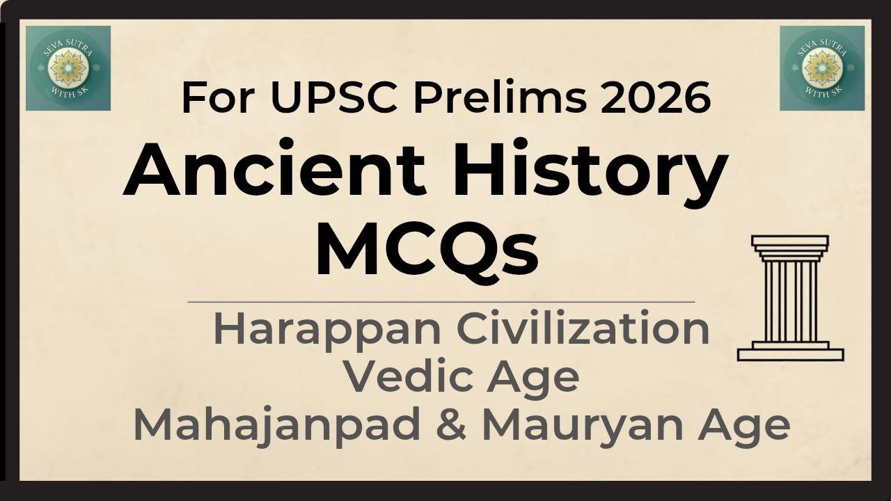 Ancient Indian History | Most Important Questions for Competitive Exams | UPSC PRELIMS 2026