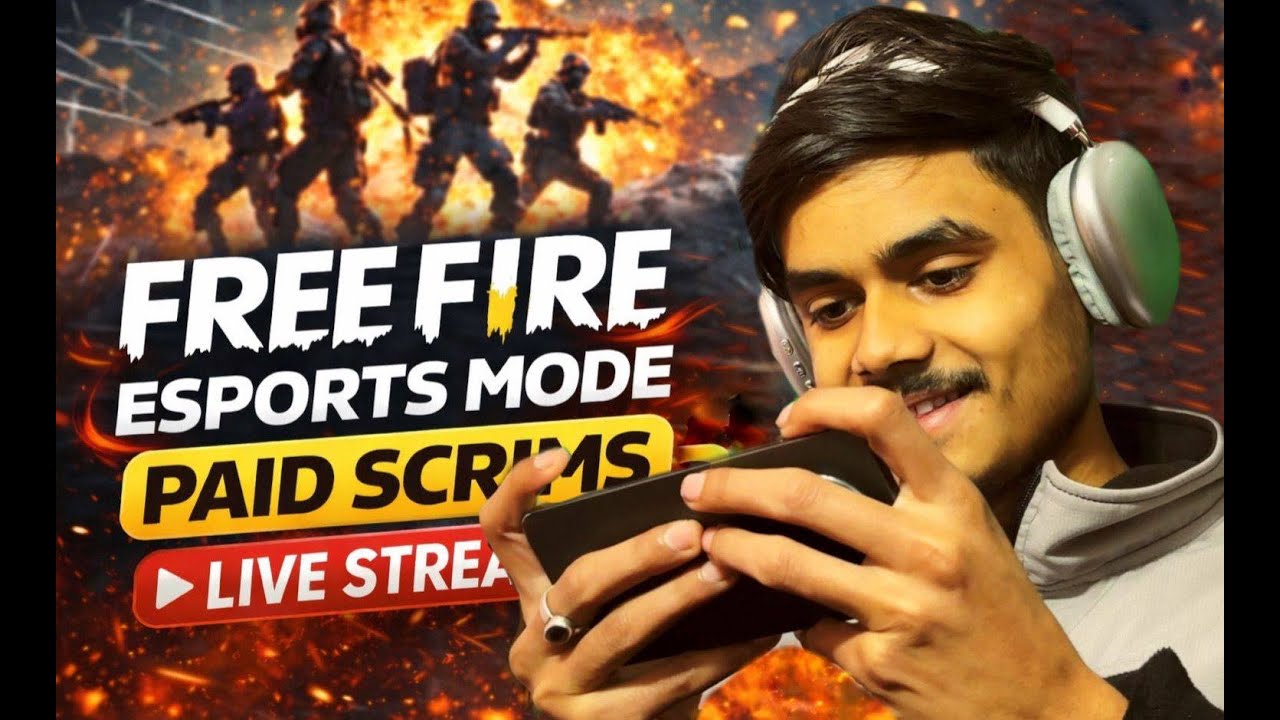 PAID SCRIMS MATCHES ESPORTS  STREAM FREE FIRE | SATYA LIVE #classylive  #nonstopgaming #freefirelive