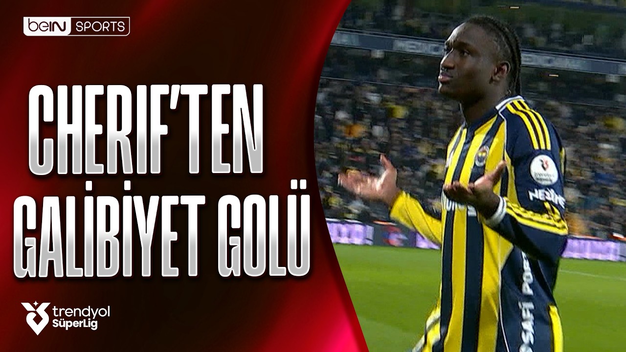 Sidiki Cherif'ten Galibiyeti Getiren Gol | Fenerbah&ccedil;e - Samsunspor | Trendyol S&uuml;per Lig