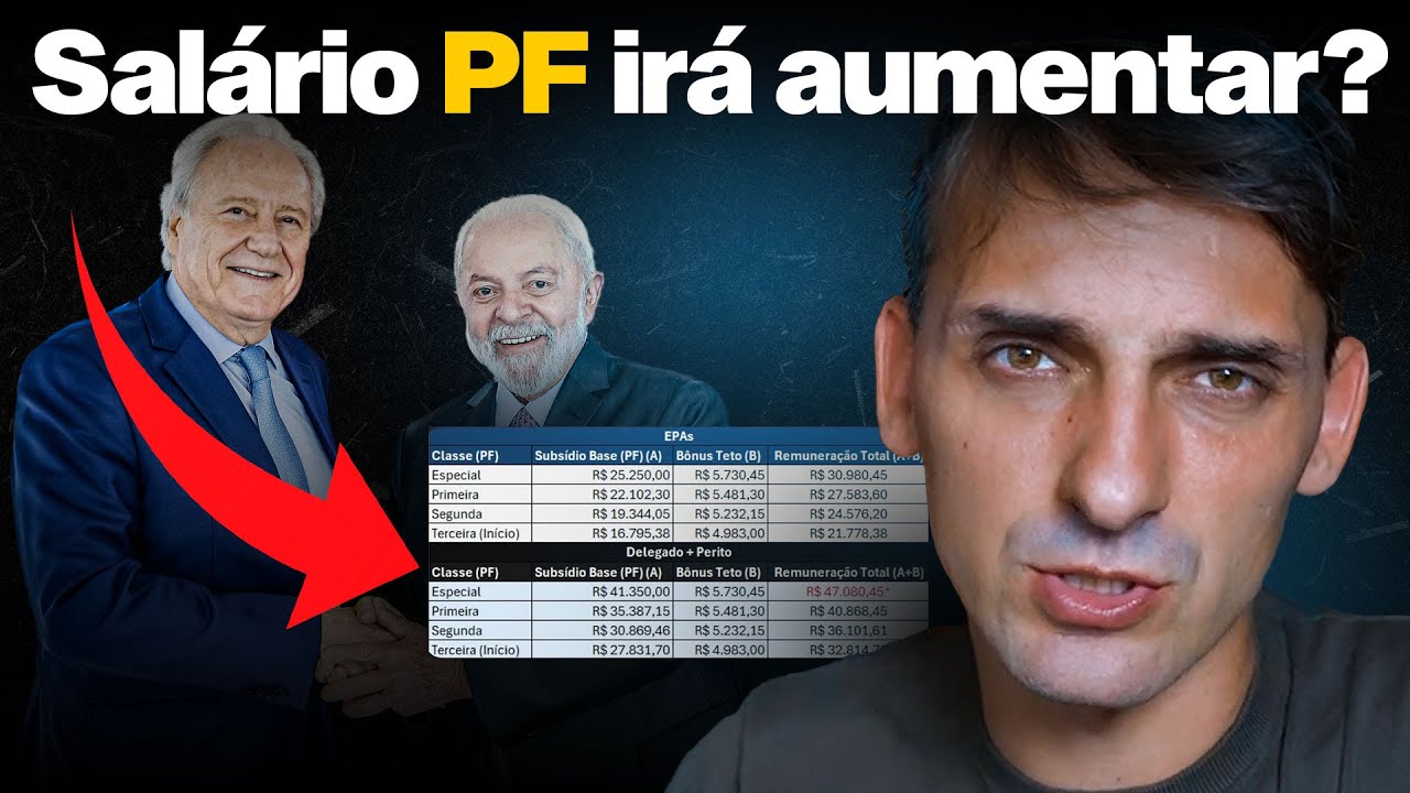 Ministro revela NOVO BÔNUS $$$ para a PF (entenda como ficará)
