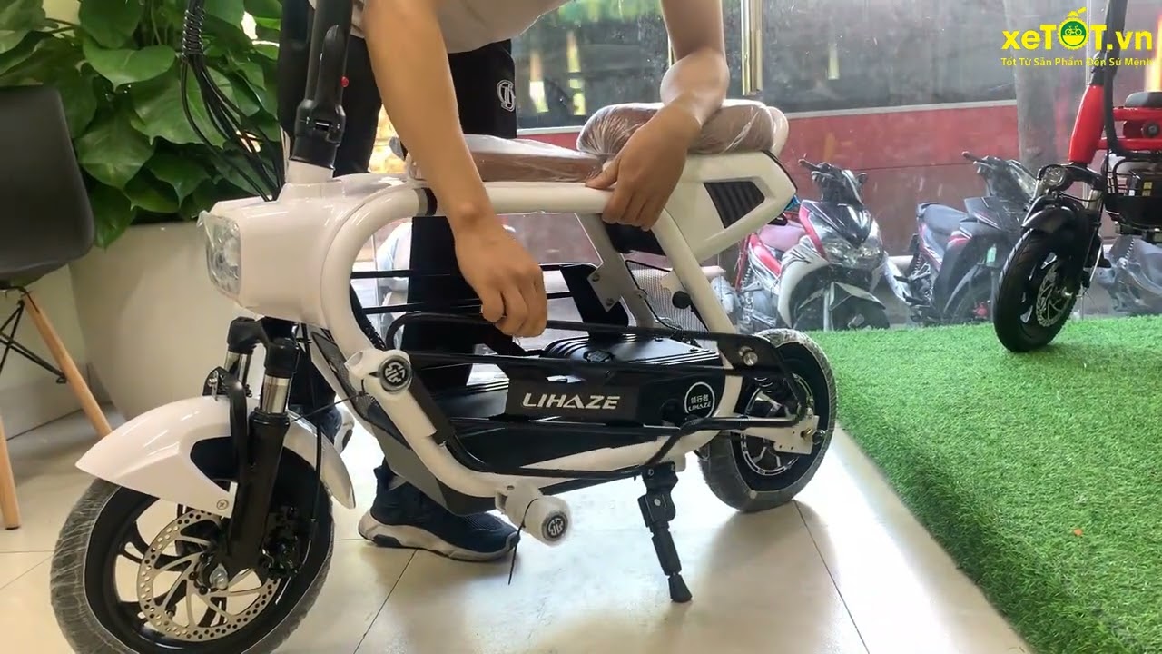 ReView Xe Điện Lihaze Spost Mới Nhất, Phiên Bản Màu Trắng - XETOT.VN