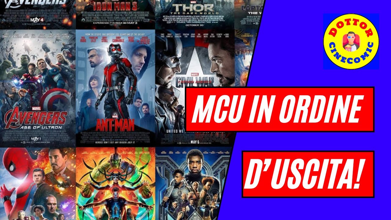 Tutti i Film e le Serie della Marvel in Ordine di Uscita! - #marvel #mcu