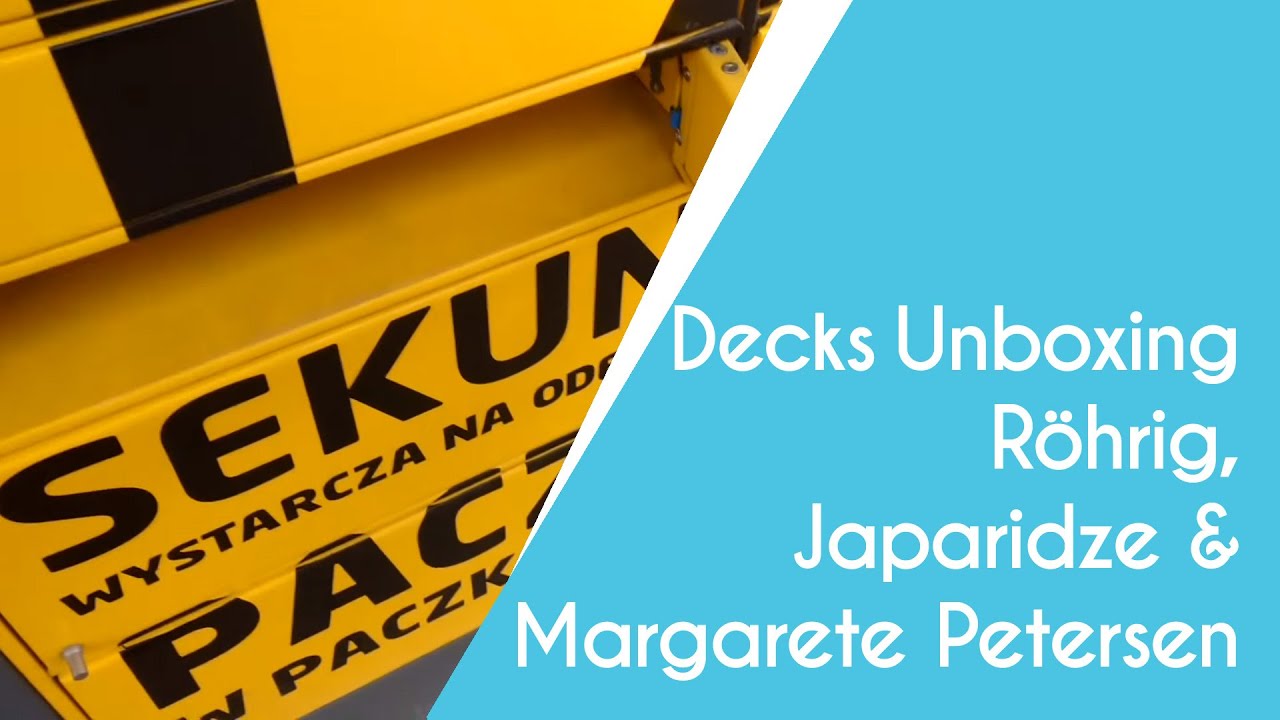 Decks Unboxing - Röhrig, Japaridze & Margarete Petersen