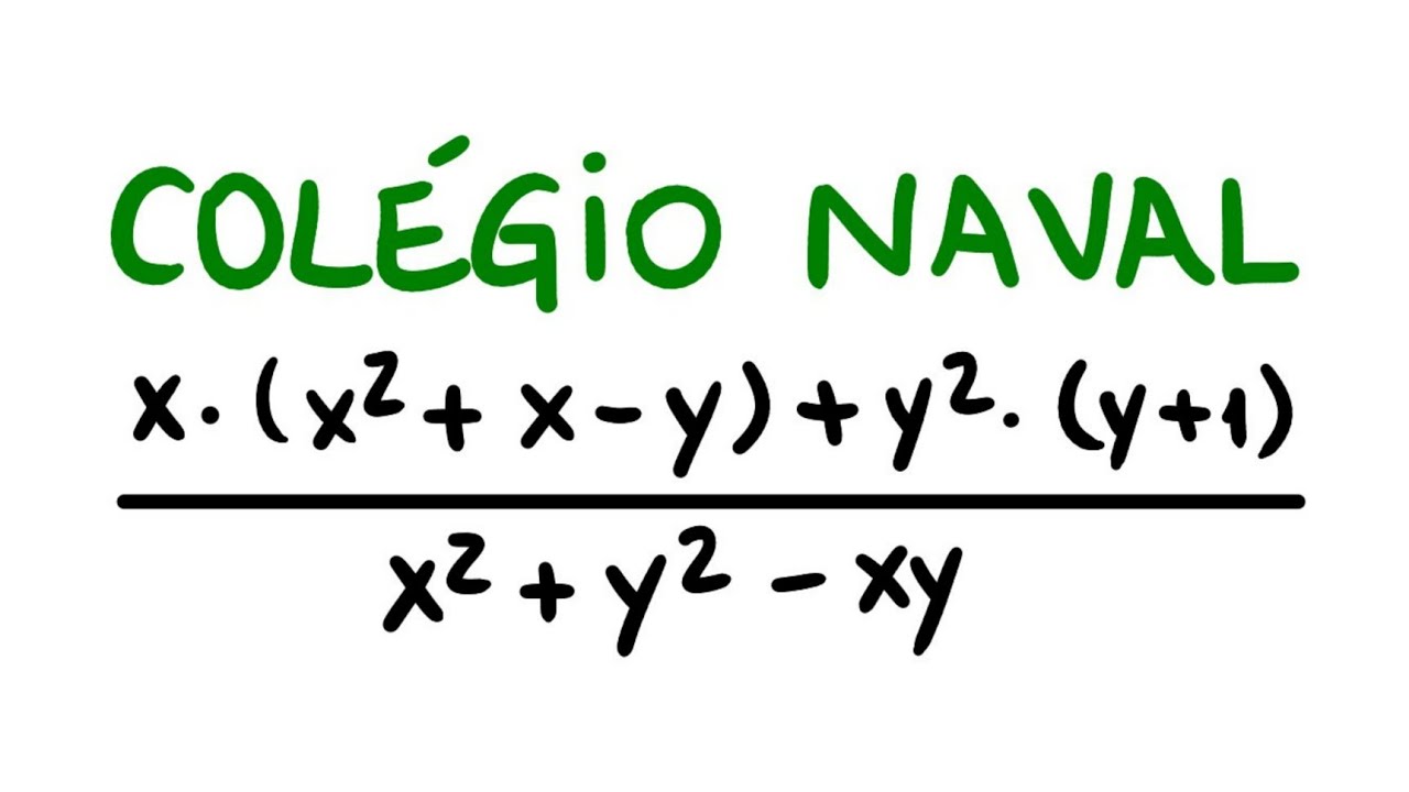 Matemática Colégio Naval: Álgebra