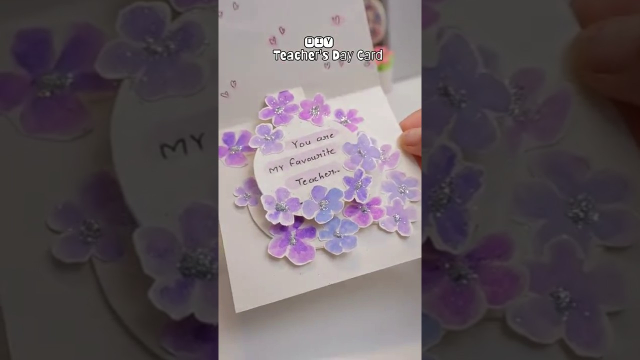Magical DIY Card For Teacher's day ✨💖