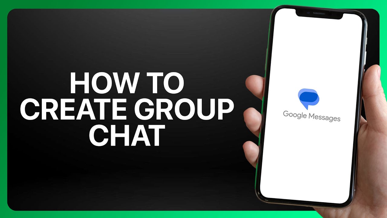 How To Create Group Chat in Google Messages Tutorial
