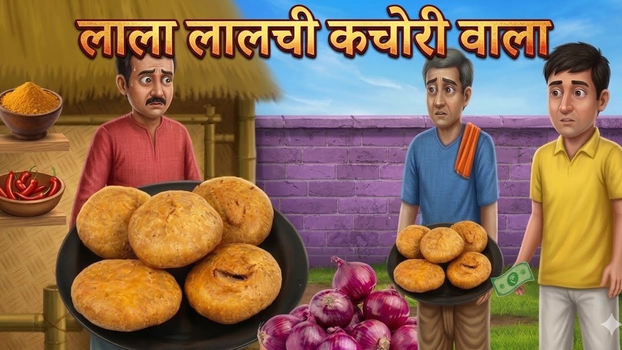 लालची लाला कचौरी वाला। lalchi matan  wala | Hindi moral story | Hindi Kahaniyan stories