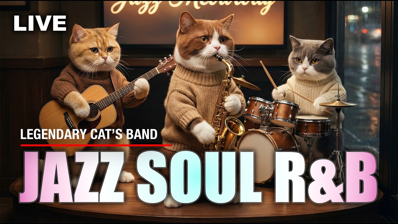 Jazz Soul R&B Instrumental – Music for Focus, Relax and Deep Sleep | Jazz Meowlody