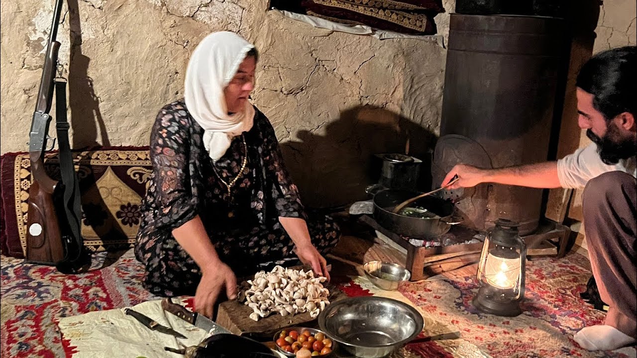 Part 2:Traditional Cooking in a Hut_A Dreamy Night in the Mountains