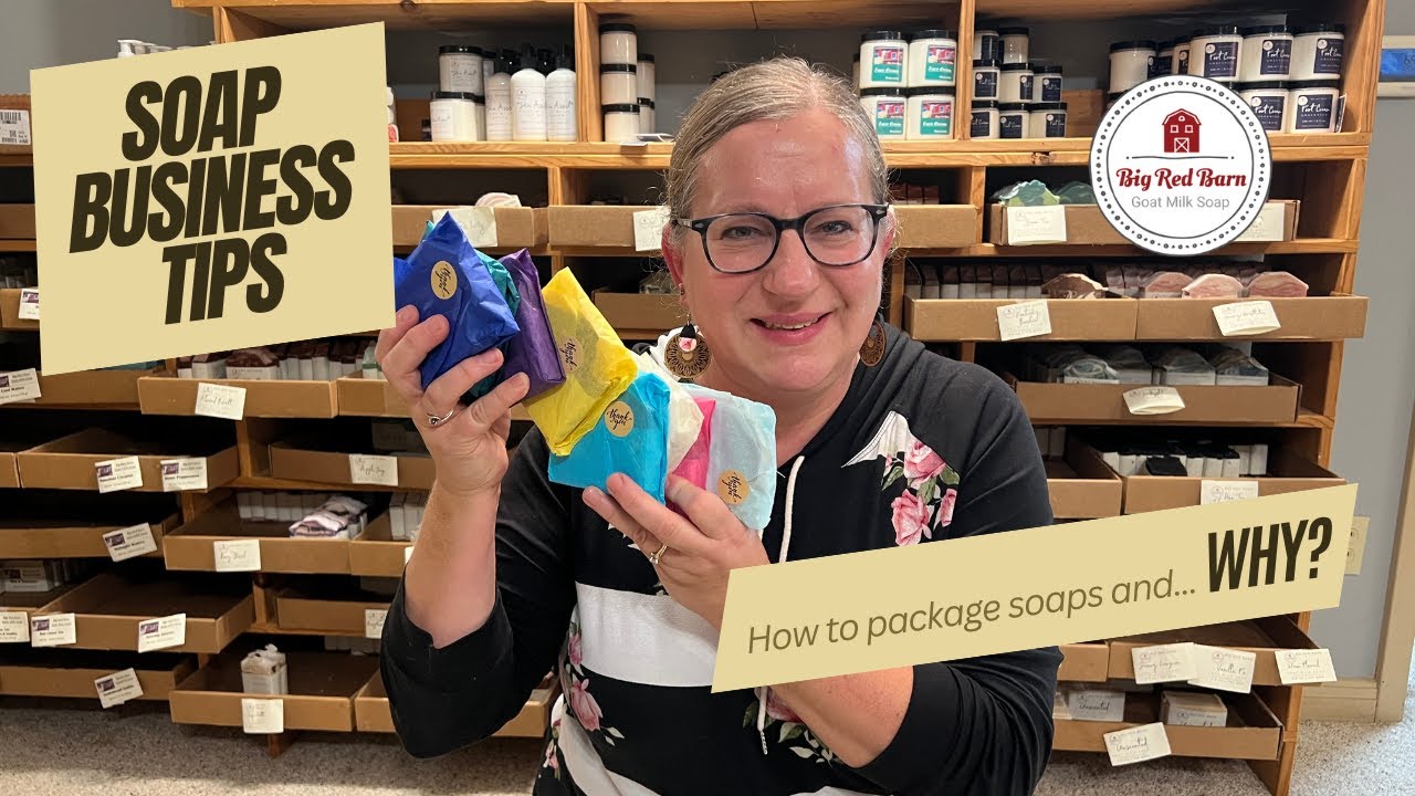 How to package cold process soap and WHY!