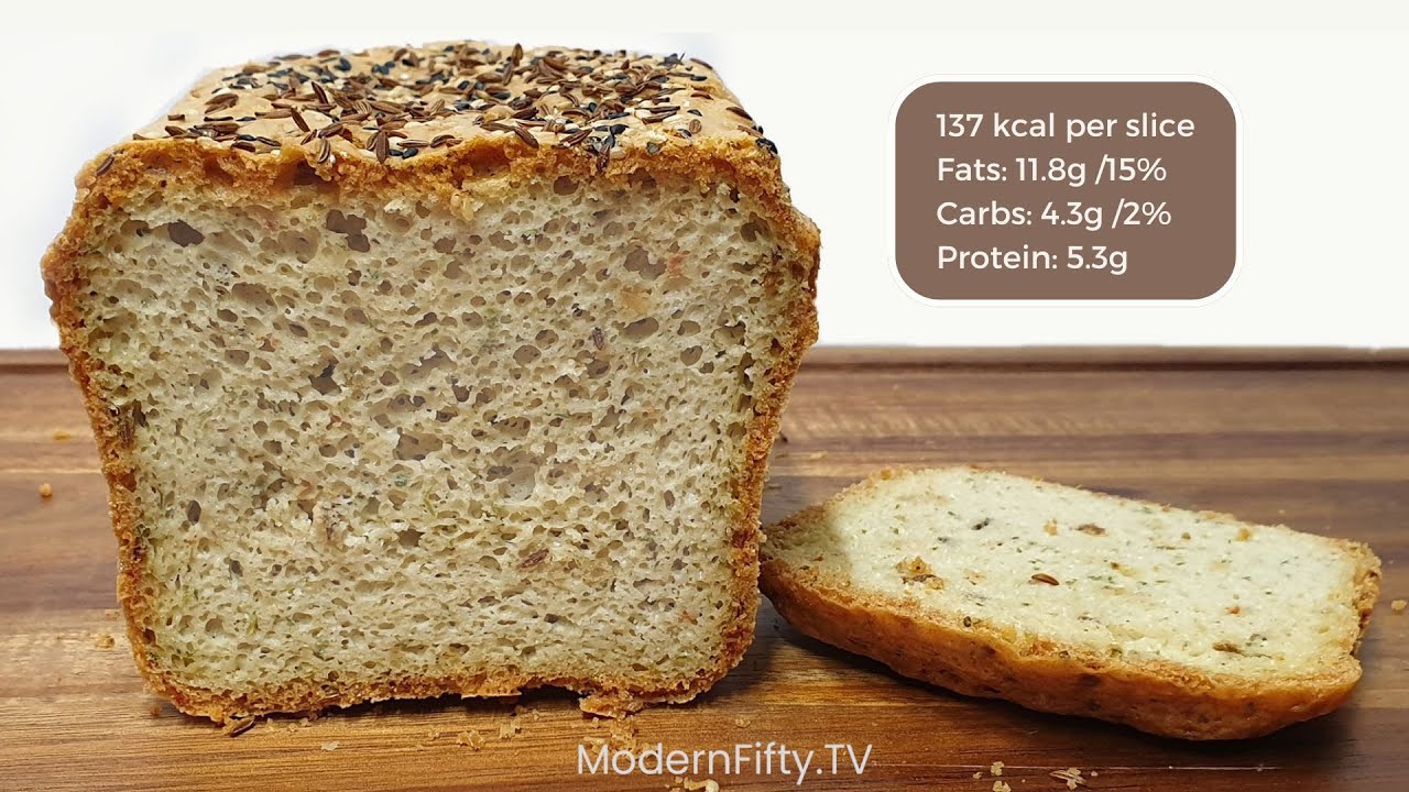 Best Keto Tahini Bread 🍞 - paleo, low-carb, gluten-free, dairy-free. #ketobreadrecipe #lowcarb