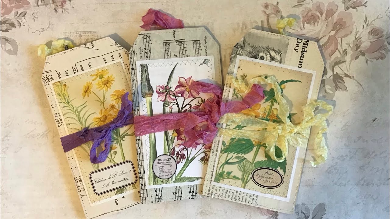 Tag/ephemera holder tutorial 22