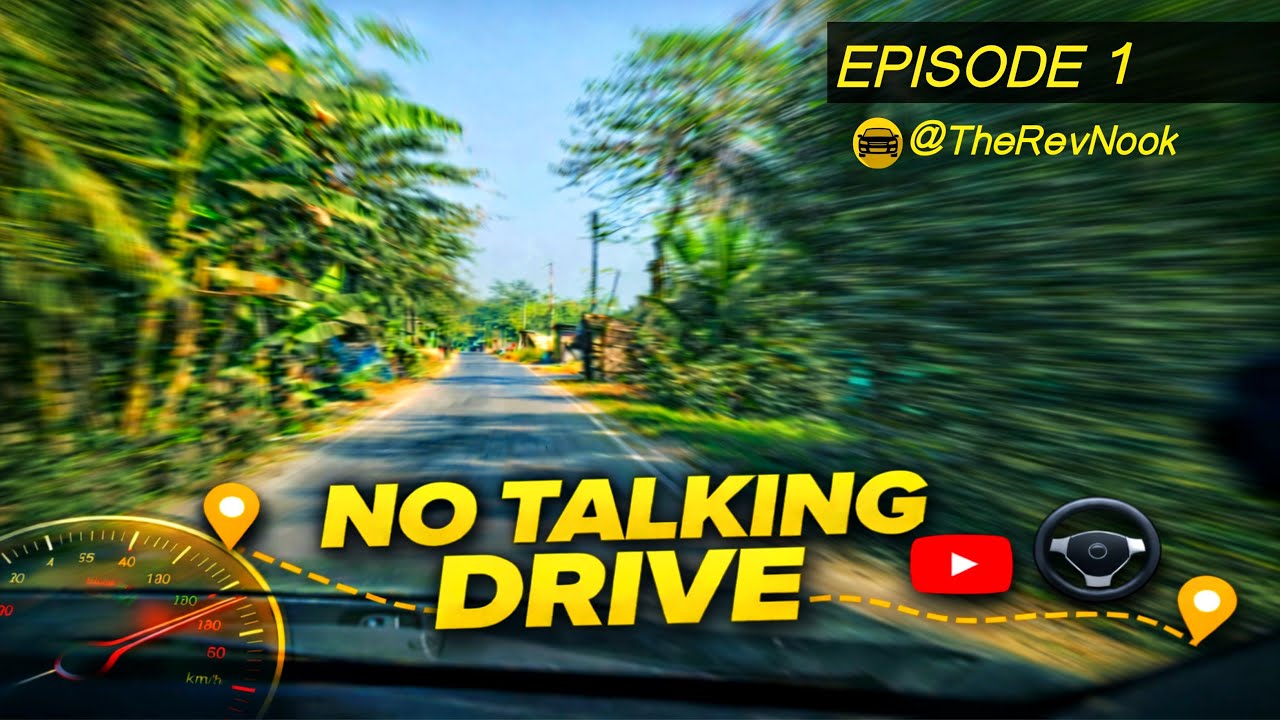 No Talking Rural Day Drive in West Bengal | Casual driving video | Real rural drive | No Commentary