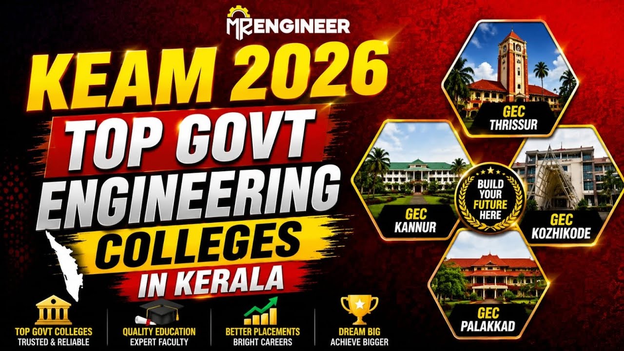 KEAM 2026 TOP ENGINEERING COLLEGES IN KERALA ലിസ്റ്റ് വന്നു 🤩🔥 | MR ENGINEER KEAM 
