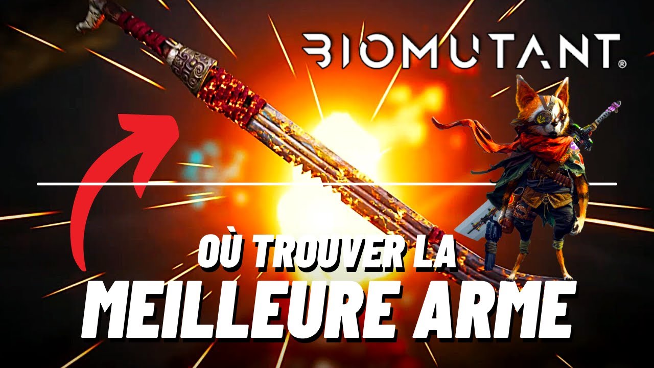 BIOMUTANT : Comment trouver la meilleure arme du jeu (épée)