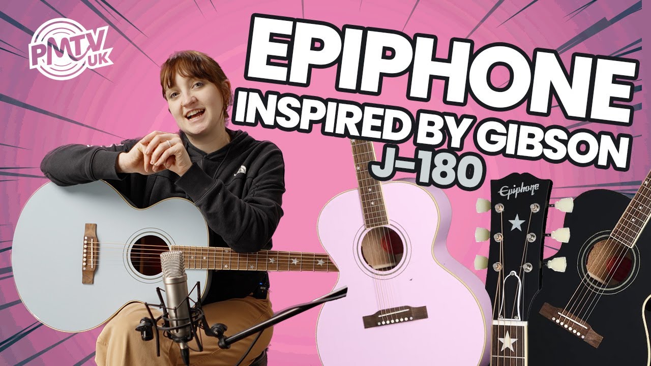 Epiphone, вдохновленный Gibson J-180 — современный взгляд на культовую акустическую гитару!