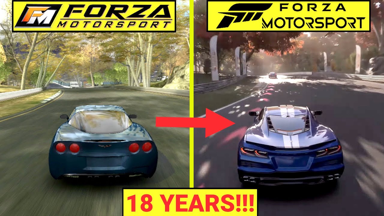 Forza Motorsport 1-8 | 2005 - 2023 Maple Valley Track Graphics Evolution and Comparison