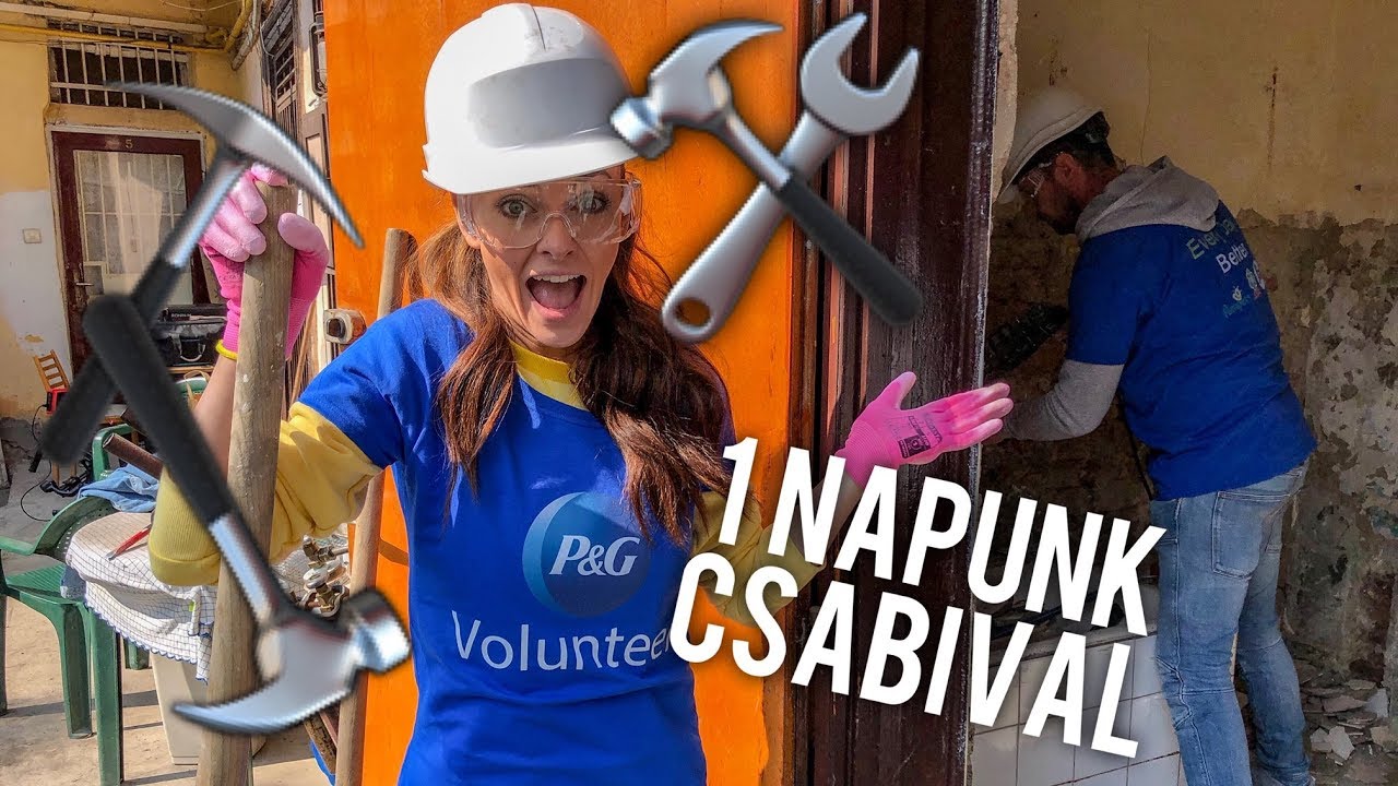 SZÉTVERTÜNK EGY HÁZAT CSABIVAL - Önkéntesek lettünk!