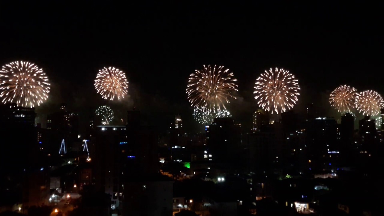 QUEIMA DE FOGOS SANTOS SP 2017 #FOGOS #ANONOVO #QUEIMADEFOGOS