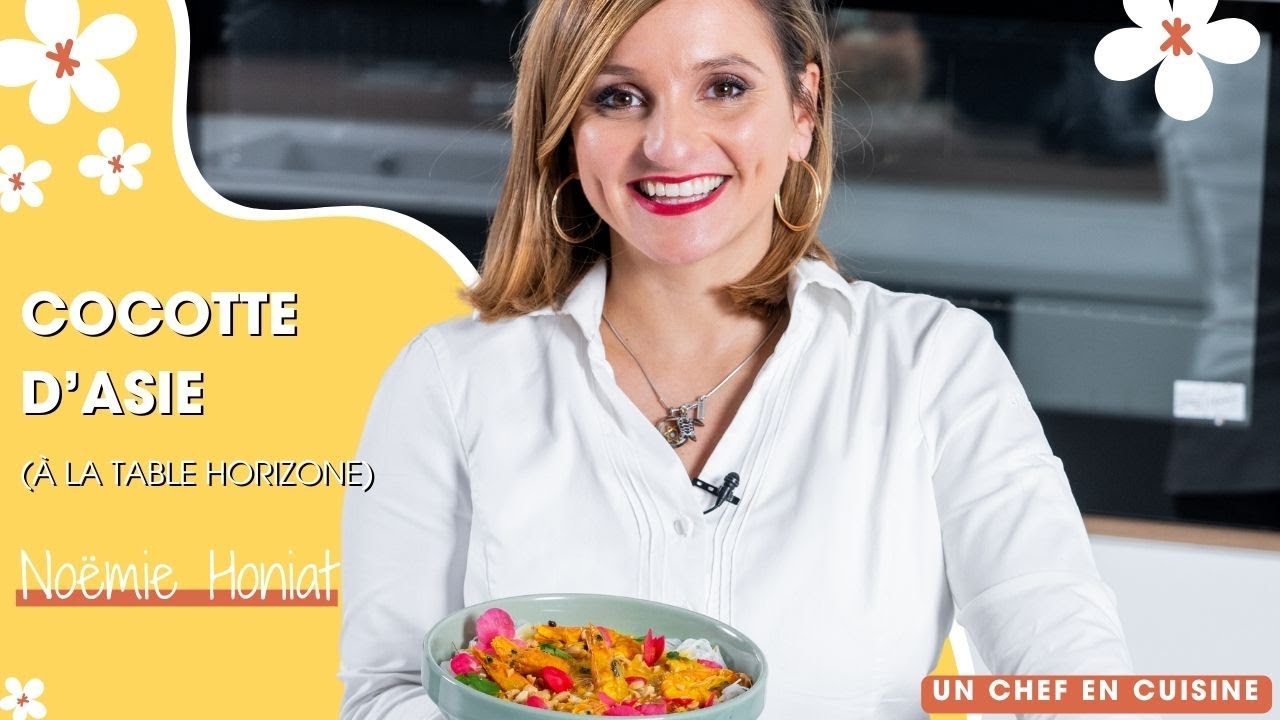 Cocotte d’Asie, crevettes, lait de coco et curry - Un chef en cuisine avec Noëmie Honiat