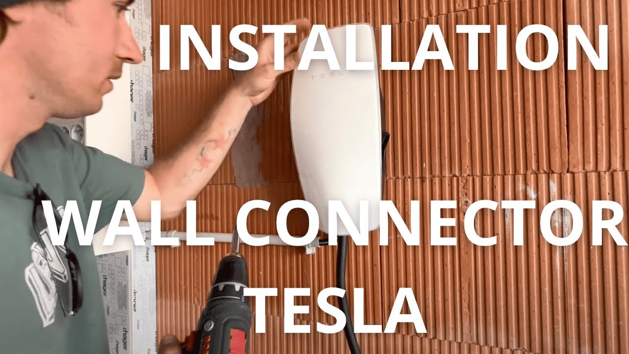 J'installe un Wall Connector pour ma Tesla