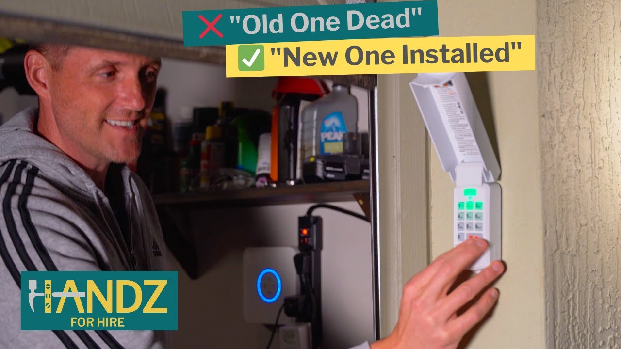 Genie Universal Garage Door Keypad Replacement & Programming Tutorial (Step-by-Step)