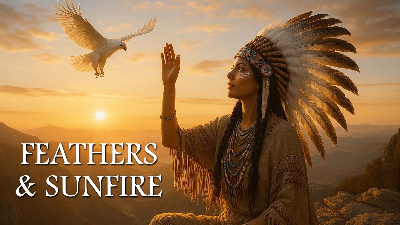 Feathers & Sunfire | CALM and RELAX MY SPIRIT MY SOUL MY HEART - Native American Flute Music