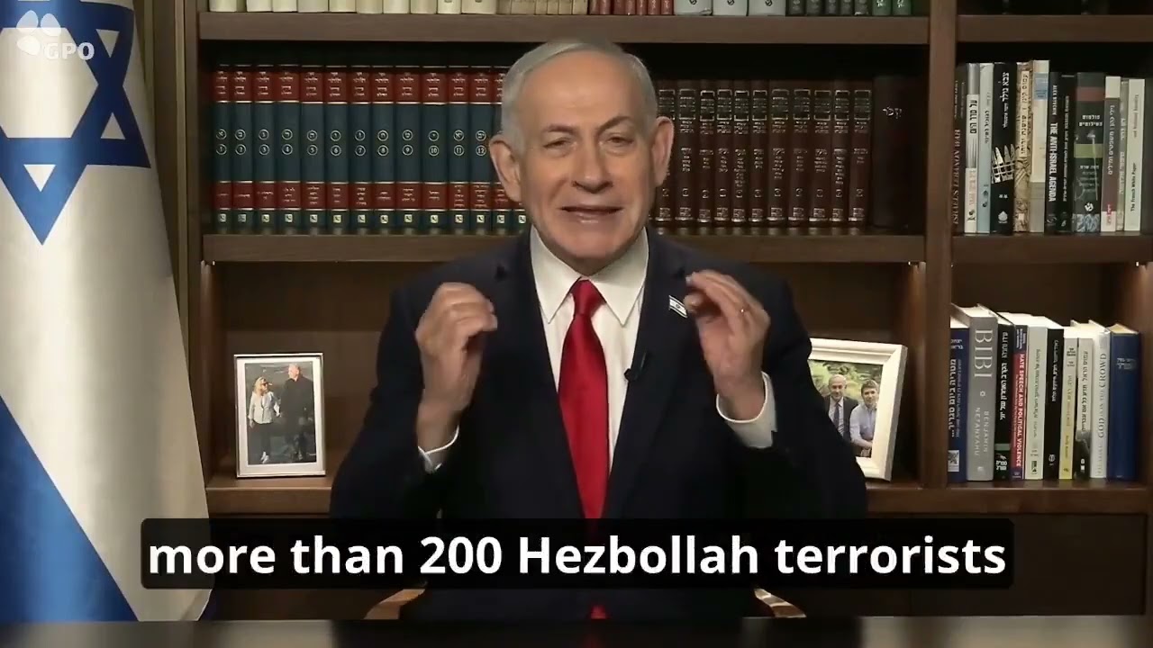 &ndash; Israeli Prime Minister, Benjamin Netanyahu with an update