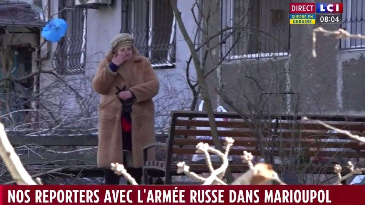 Nos reporters avec l'armée Russe dans Marioupol