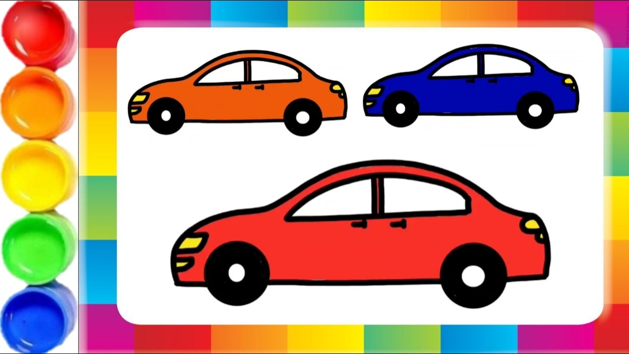 Car drawing easy |  Car drawing tutorial for kids
